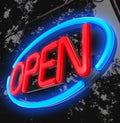 LED Open Sign 24x12 in - Bright Business Window Sign with Remote