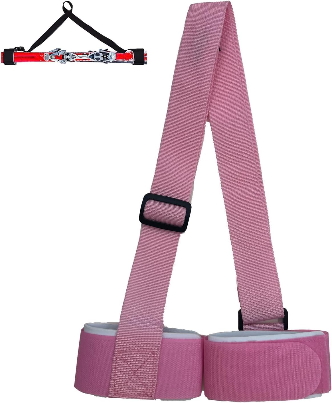 Ski Strap Carrier: Easy Ski & Pole Transport - SquEqu