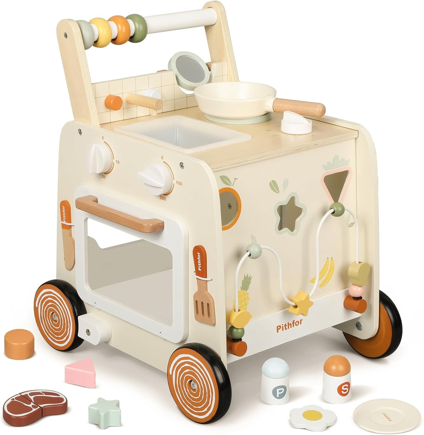 3-in-1 Montessori Baby Walker: Learn & Play!