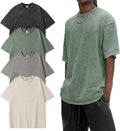 Eiscntd Men's Oversized Heavyweight Cotton Vintage Washed