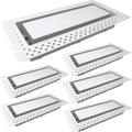 Fittes Flush Wall Vent [Lite] 4x10 Cotton White - Minimalist