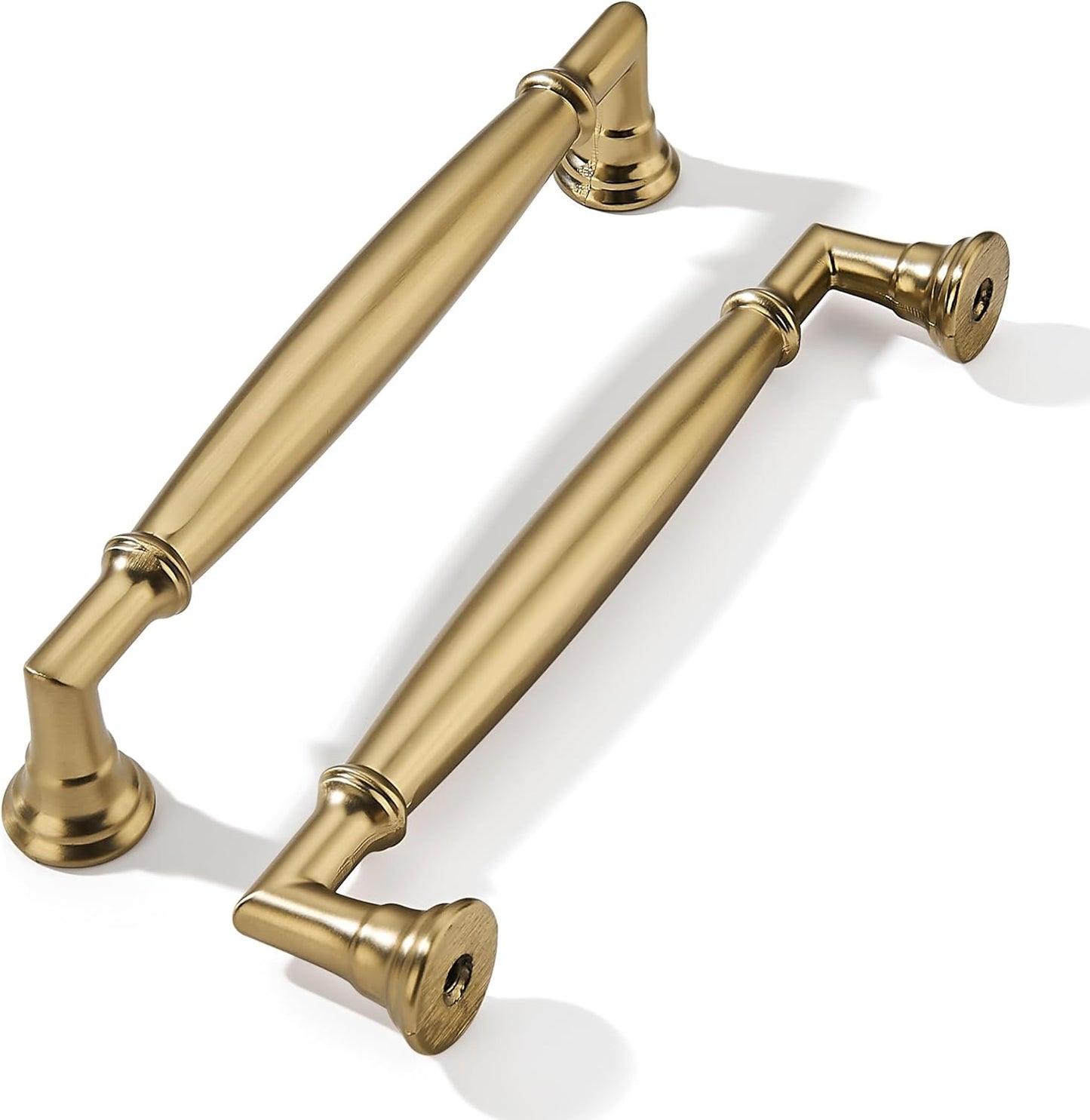 Champagne Bronze Cabinet Pulls 10 Pack Heavy Duty Solid Brass