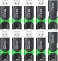 32GB USB 3.0 Flash Drive 10 Pack - Bulk 32G Swivel Thumb Drives