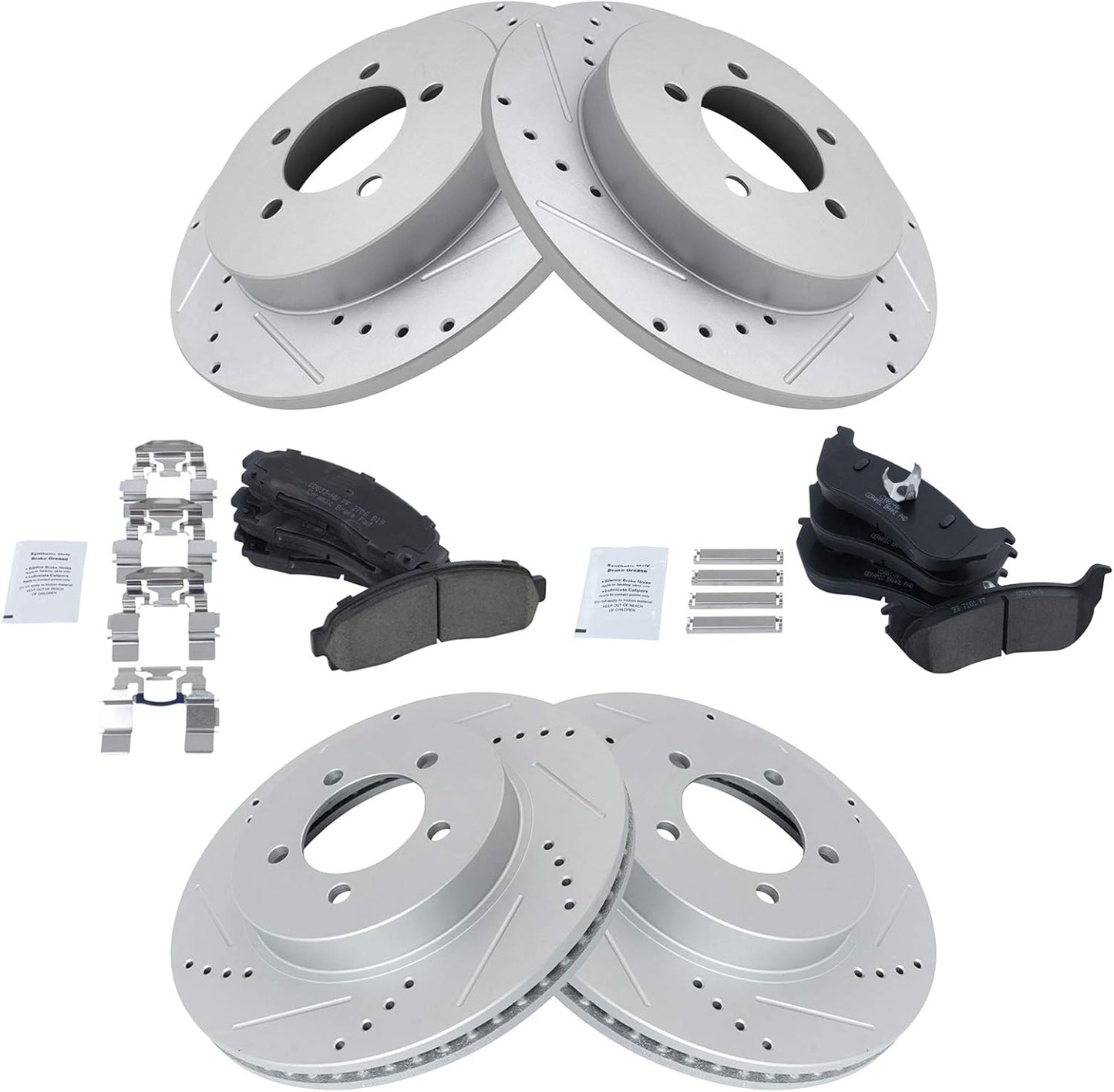 Performance Brake Pad & Rotor Kit for 2002-2005 Ford Explorer