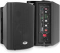Pyle Wall Mount Home Speaker System - Powerful Wall-Mount Bluetooth