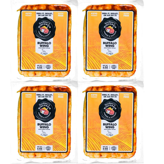 Gardner's Wisconsin Cheese Buffalo Wing Oven-Baked Cheese 4 Pack