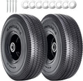 4.10/3.50-4 Run Flat Tire Wheel 10in Pair - Durable Replacement