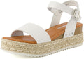 CUSHIONAIRE Melissa Espadrille Platform Sandals for Women Designed