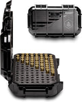 Pistol Ammo Case 100-Round Capacity - Lockable Dry Box USA Made