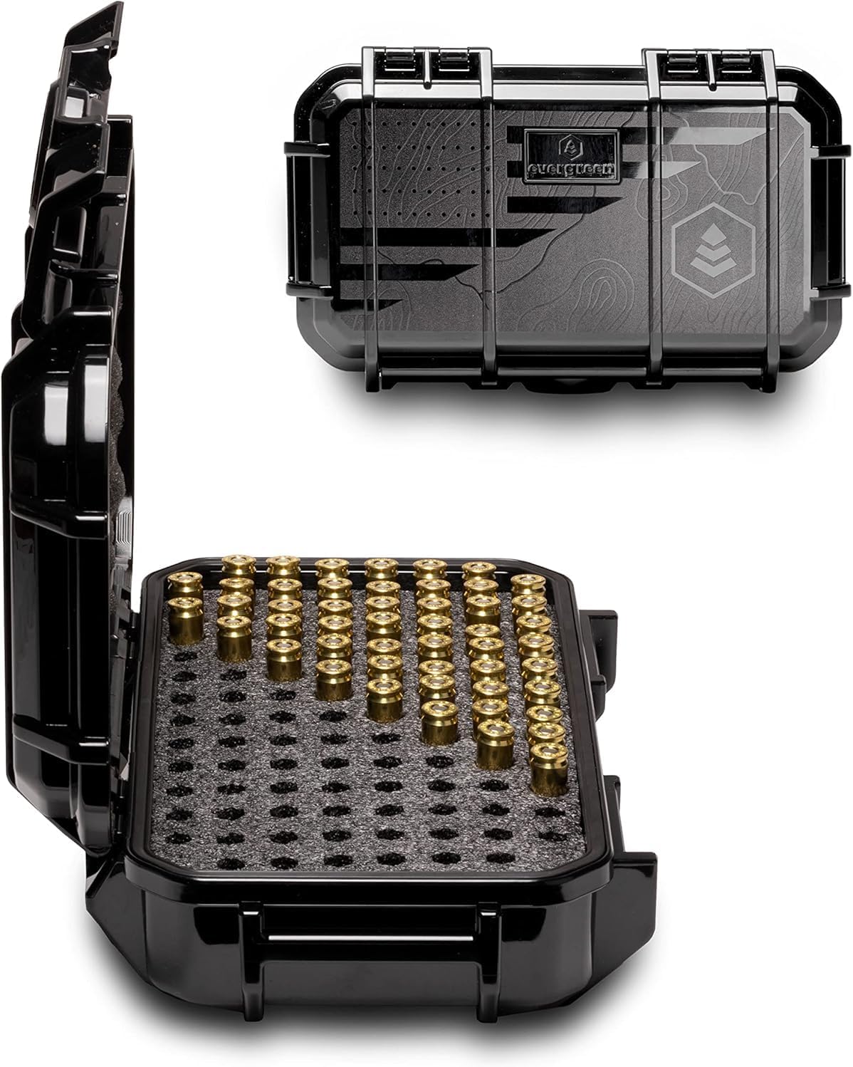 Evergreen Pistol Ammo Case for 5.7/9mm/.40/.380 - 100 Rounds