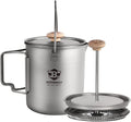 Bestargot Titanium Pot 750ml Portable French Press - Ultralight