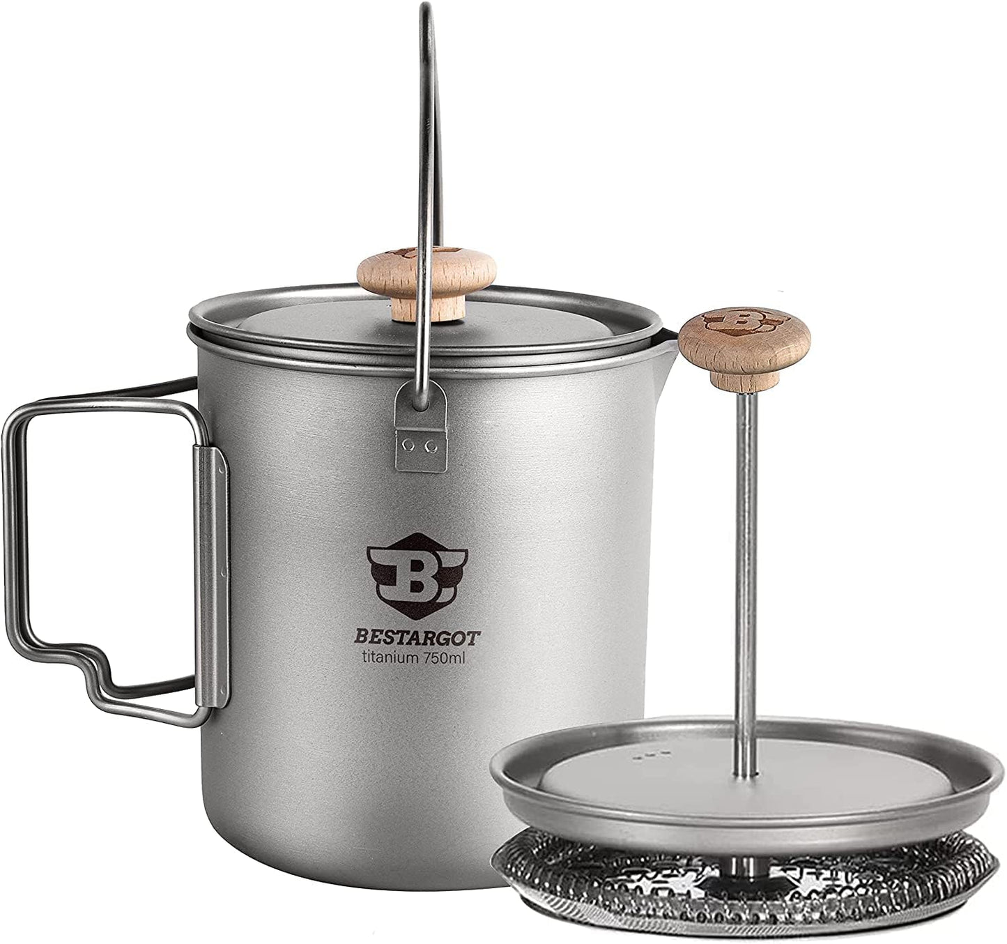 Bestargot Ultralight Titanium French Press