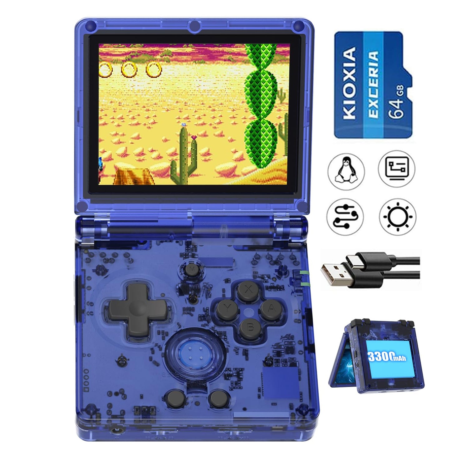 RG35XXSP Flip Portable Retro Handheld Game Console Review
