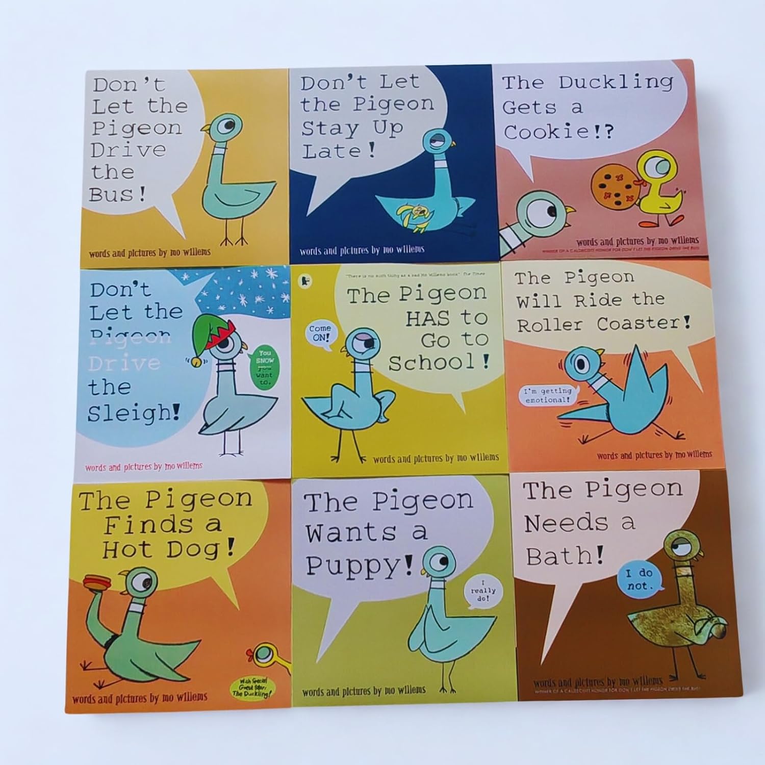 9PCS Pigeon Books Set for Kids by Mo Willems - Family Fun