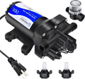 Fresh Water Pump 5.5 GPM Pressure Booster 75 PSI - Inline Diaphragm