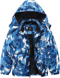 Kid's Ski Jacket Waterproof Winter Coat - Detachable Hood & Fleece