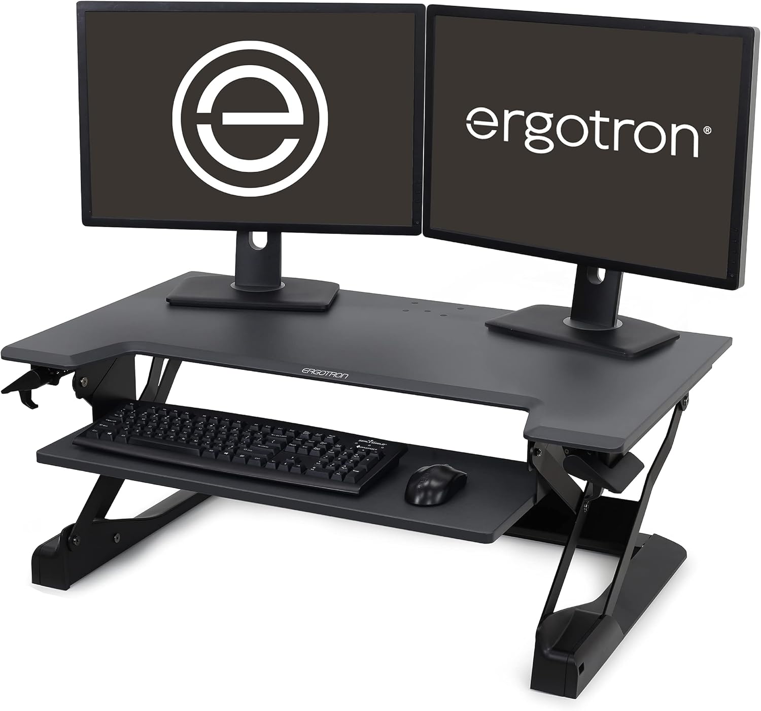 Ergotron Standing Desk Converter - Dual Monitor Riser