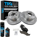 Front Brake Pad and Rotor Kit Compatible with 1990-1999 Jeep Models