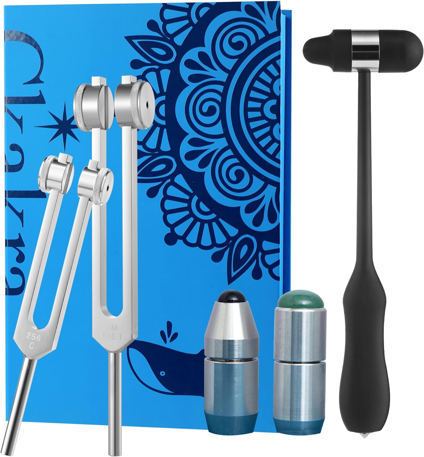 Weighted Tuning Forks for Body Healing and Vibration Therapy