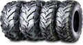 WANDA AT MASTER ATV Tires Set 4 22x7-11 & 22x10-9 - Deep Tread