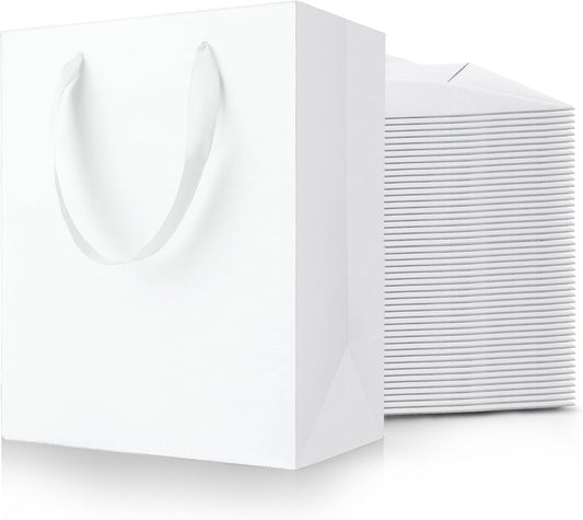 MOXARYSU White Gift Bags With Handles for Any Occasion