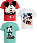 Disney Mickey Mouse Shirt for Kids Fantasia 3-Pack - Soft, Durable