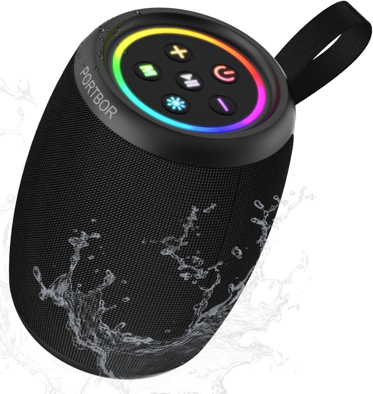 Portable Waterproof Bluetooth Speaker - Powerful Stereo Sound