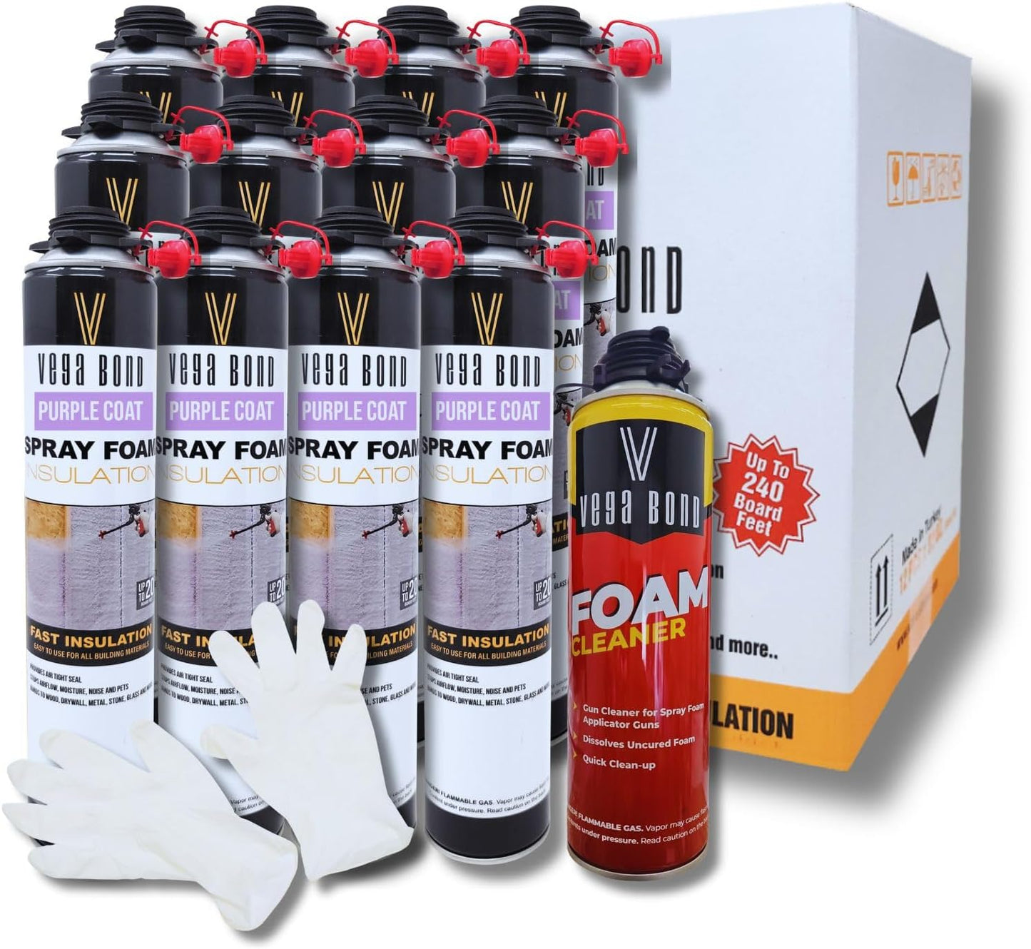 Vega Bond Closed Cell Insulation Spray Foam for Home Projects