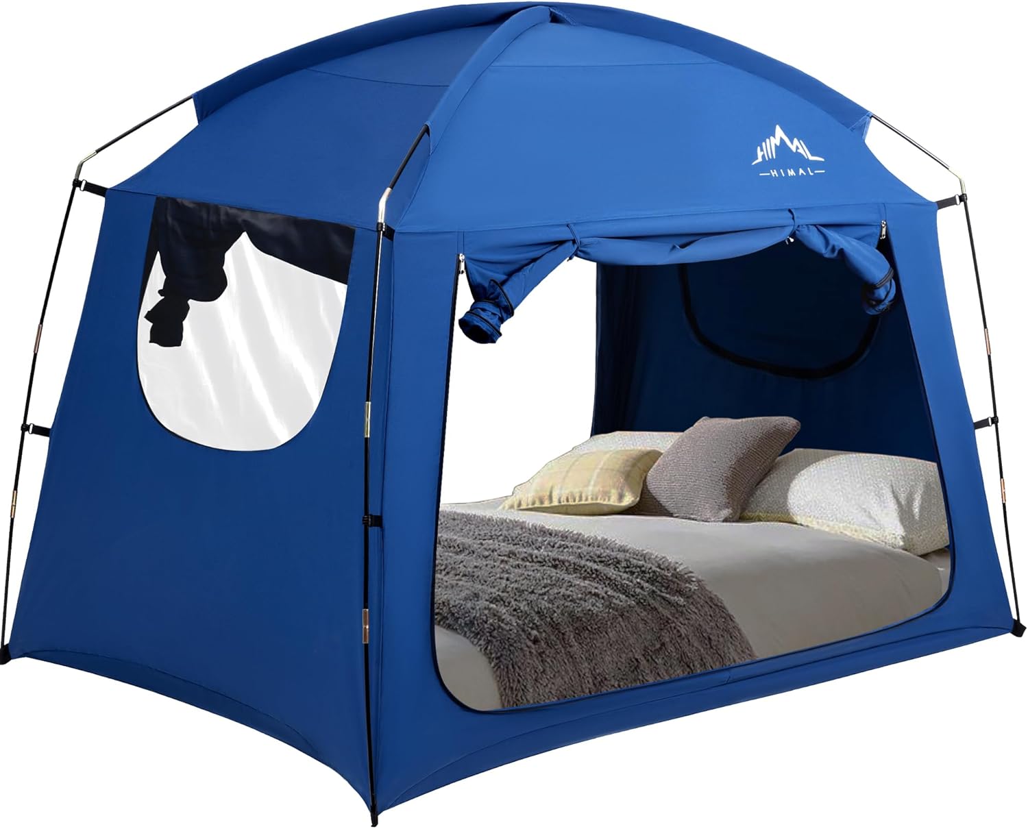Blue Portable Bed Tent for Twin Size - UNIHIMAL