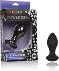 Power Gem Vibrating 4.25 in Crystal Probe - Rechargeable Anal Probe