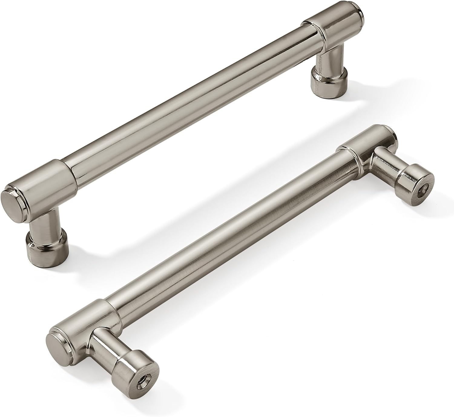 Brushed Satin Nickel 5 Inch Kitchen Cabinet Pulls for Modern Homes