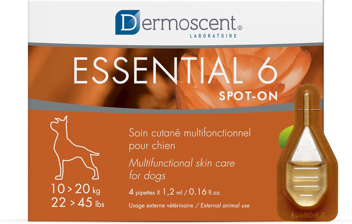 Dermoscent Essential 6 Spot-On Dog Skin Care for Itch Relief