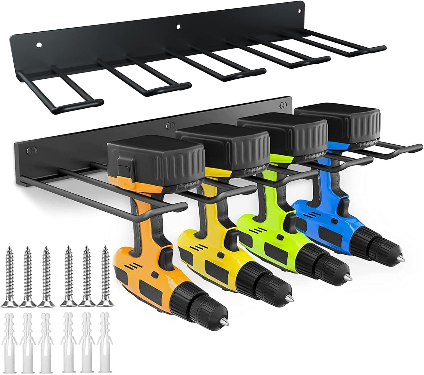 Compact Drill Holder Duo for Organized Tools