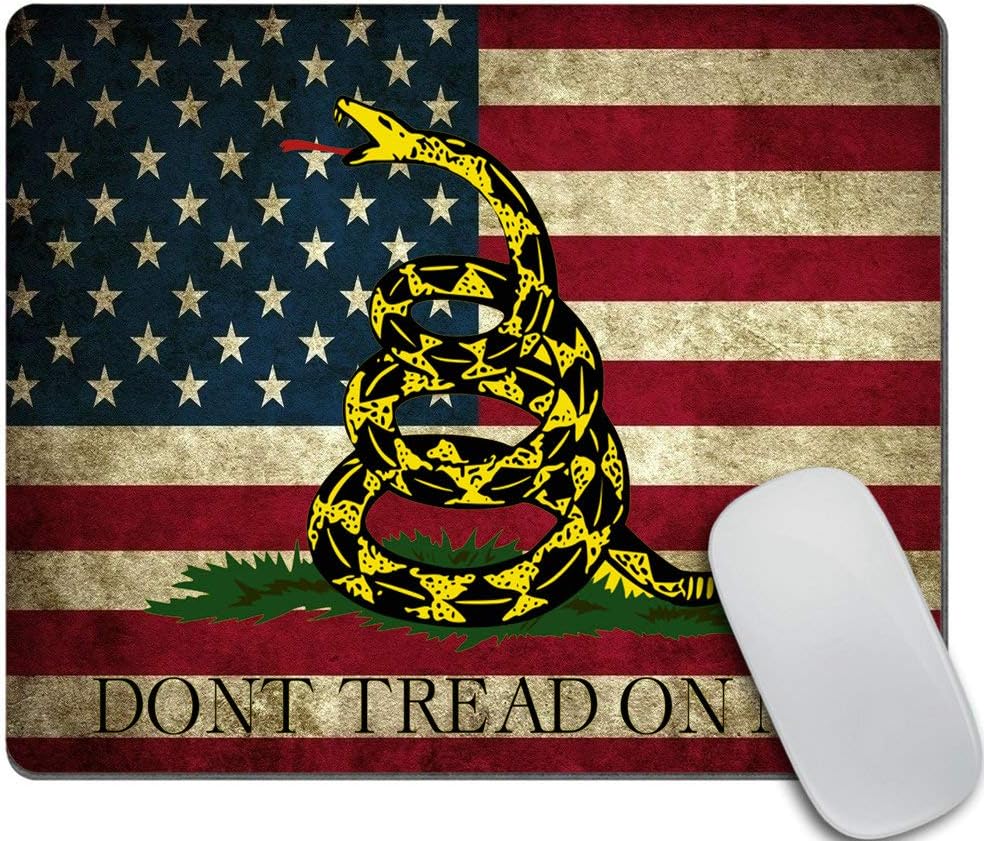 Custom Don't Tread On Me Mouse Pad by Amcove