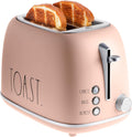 Rae Dunn Retro Rounded Bread Toaster 2-Slice - Simple Countertop Style