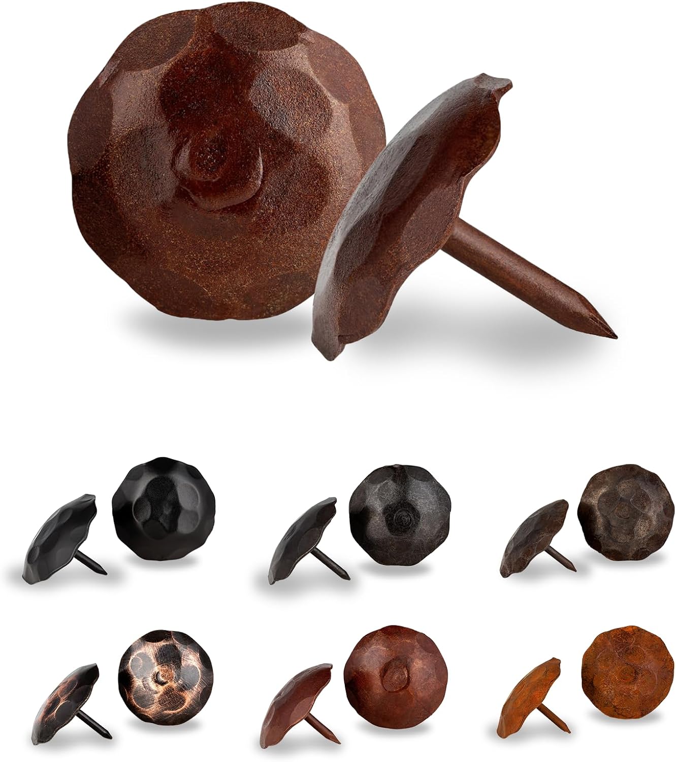 1in Small Round Head Iron Clavos Decorative Nails for Rustic Use