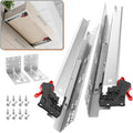 Undermount Soft Close Drawer Slides Full Extension - Smooth, Quiet