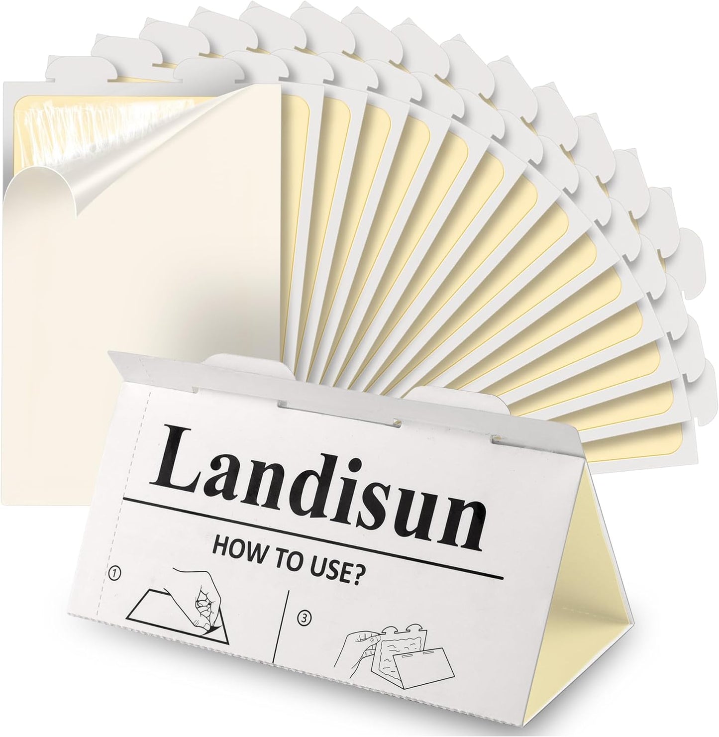 Landisun 12pk Sticky Bug Traps - Non-Toxic & Effective!