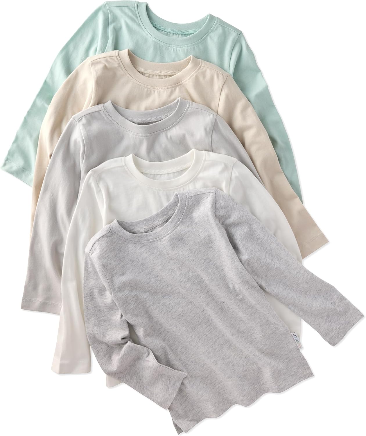 London 5-Pack Long Sleeve T-Shirts for Baby, Toddler, Kids
