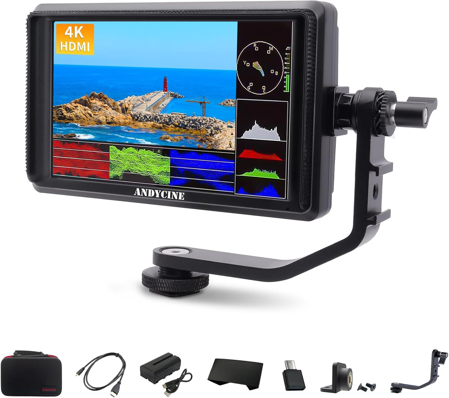 ANDYCINE A6 V2 6 Inch HDMI Field Monitor for Creators
