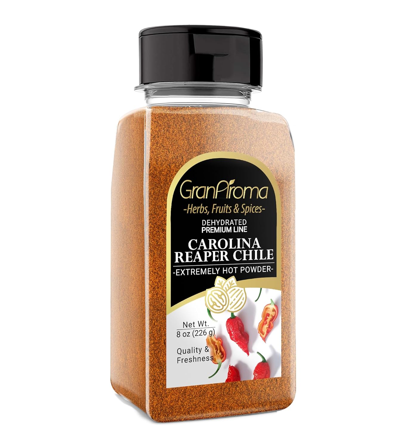 GranAroma Carolina Reaper Powder - Extremely Hot Fine Ground Spice