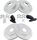 Front and Rear Brake Pad & Rotor Kit for 2005-2012 Nissan Pathfinder