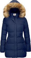 WenVen Women's Winter Thicken Puffer Coat - Warm, Water Resistant
