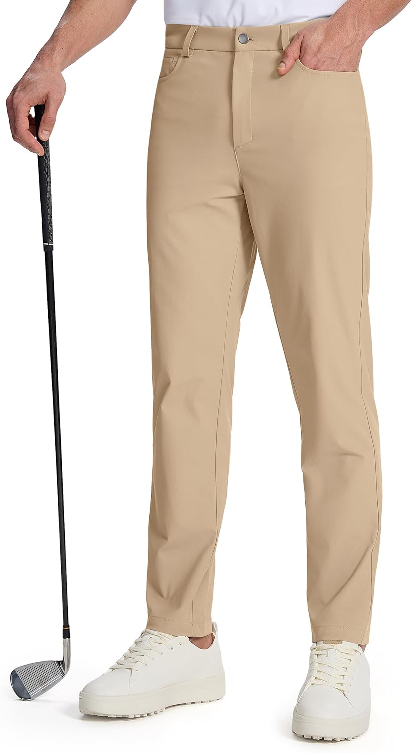 Willit Mens Golf Pants with 5 Pockets for Comfort and Style