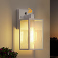 White Dusk to Dawn Wall Mount Lights by WIHTU for Outdoors