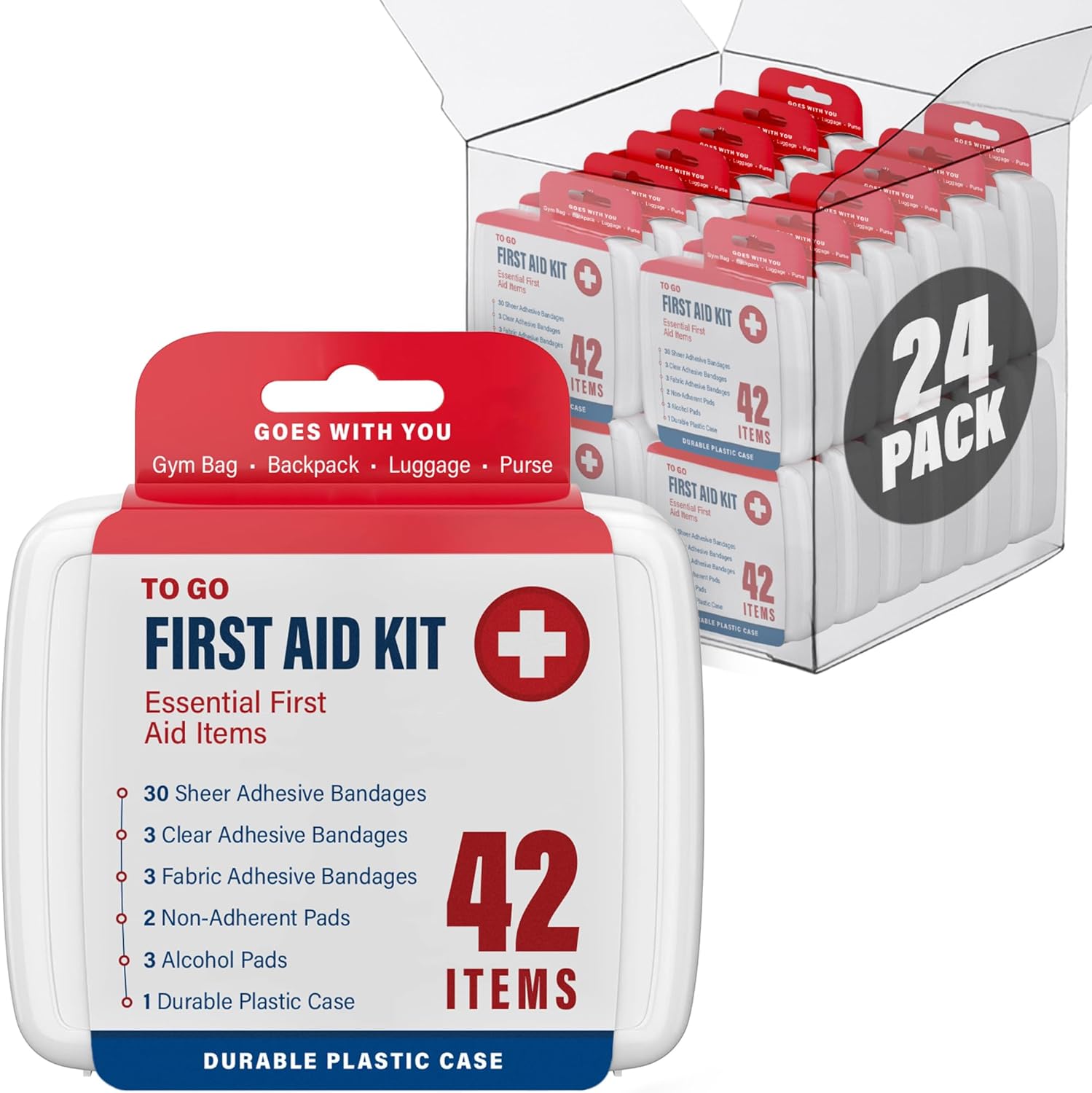 Comprehensive 1000 Piece First Aid Kit for Home, Travel, Work