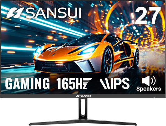 SANSUI 27 165Hz Gaming Monitor - Crystal Clear FHD Display