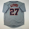 Facsimile Autographed Jose Altuve Houston Grey Reprint Laser Auto