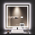 LOAAO 36X36 LED Bathroom Mirror with Lights and Anti-Fog Feature