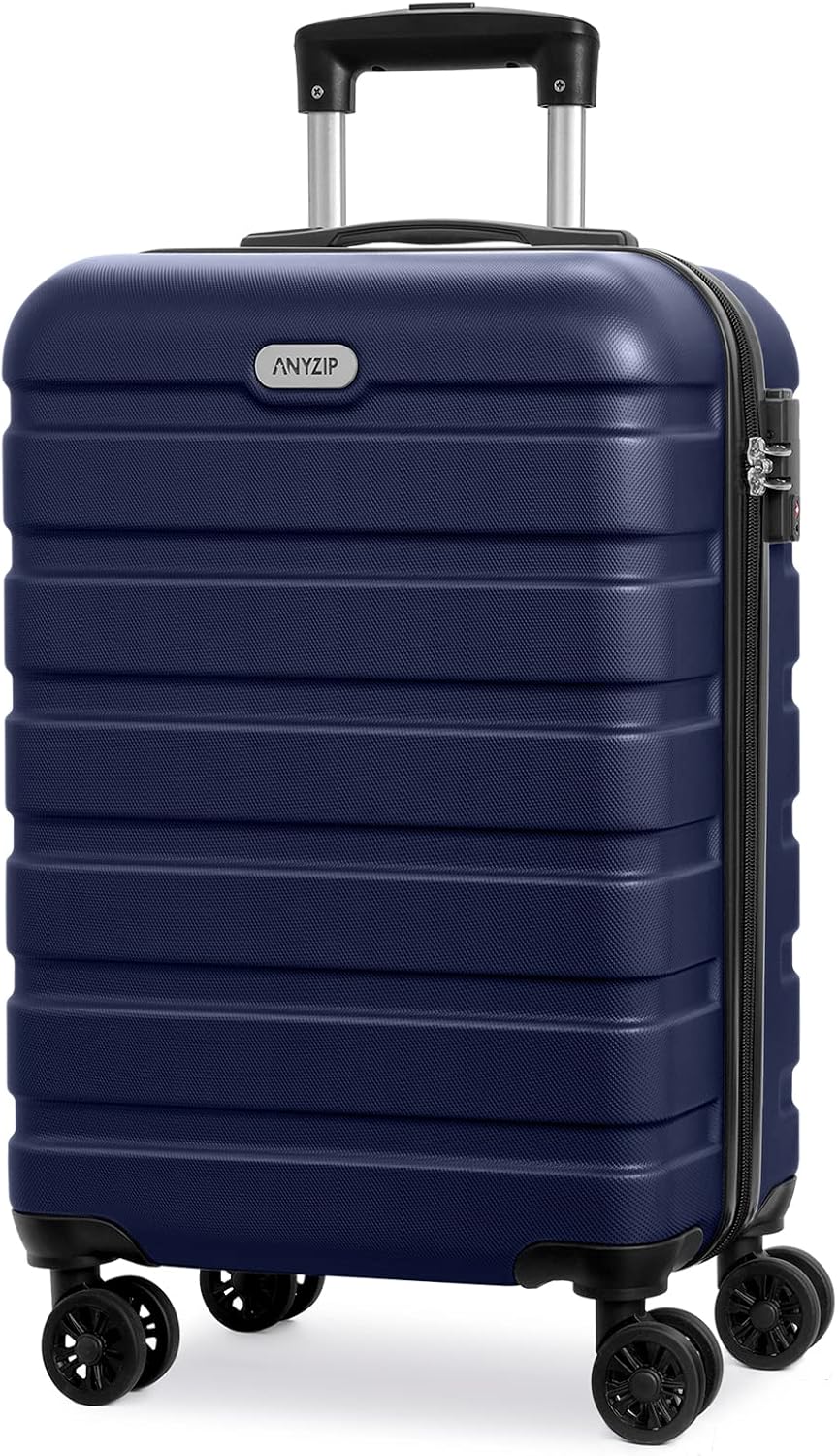 AnyZip Lightweight 20 Inch Hardside Suitcase with TSA Lock